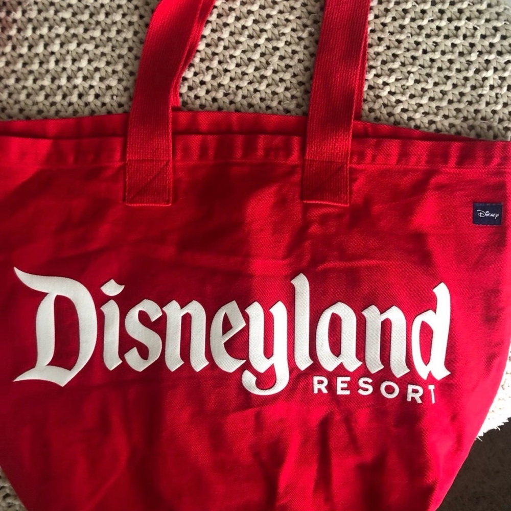 Disney Red and White Tote Bag